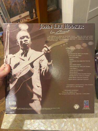 JOHN LEE HOOKER Live At Newport VANGUARD VSD-79703 LP NM 200g audiophile - Picture 2 of 4