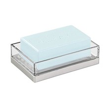  Clarity BPA-Free Plastic Bar Soap Dish-5 x 3...