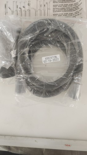Delta 55085-BL Trinsic 1,75 GPM Confezione Doccia a Mano Monofunzione, Nero Opaco - Foto 6 di 6
