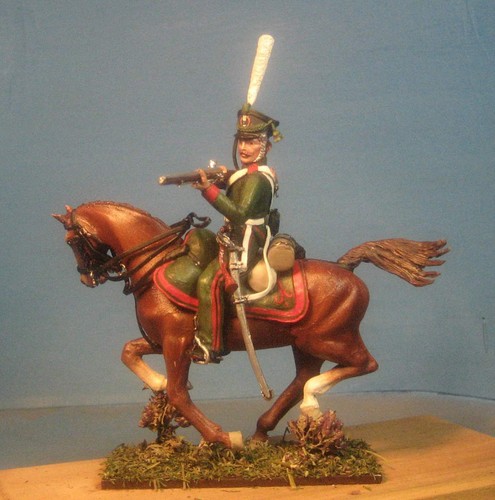 Cazadores montados rusos sin montar, kit de figuras de metal blanco 1/30 VID SOLDADOS - Imagen 19 de 23