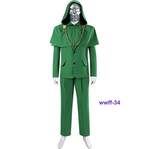 Avengers:doomsday Doctor Doom Cosplay Costume Outfit Halloween Suit Carnival Set - Picture 21 of 24