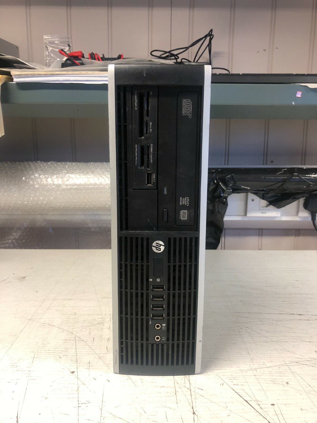 HP COMPAQ 6200 PRO SFF, INTEL I5-2400 @ 3.1GHZ, 12GB, NO HARD DRIVE NO OS