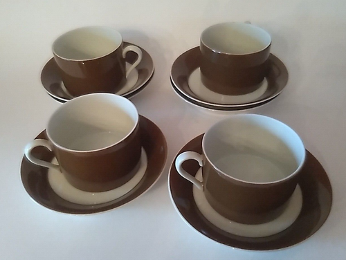 Vintage Fitz and Floyd 4 Cups/ 6 Saucers - Picture 2 of 13