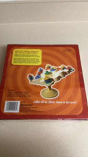 SEALED - Topple Board Game Classic Family Fun Pressman Stacking Balance 2009 OOP - Bild 3 von 3
