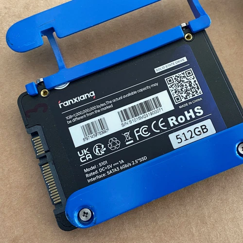 OWC Mount Pro 2.5 including a 512Gb SSD (New) Mac Pro 4.1 5.1 A1289 Drive Caddy