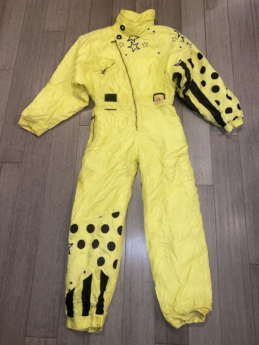 Vintage 90s EKIP ski suit snow snowboard winter sport onesie