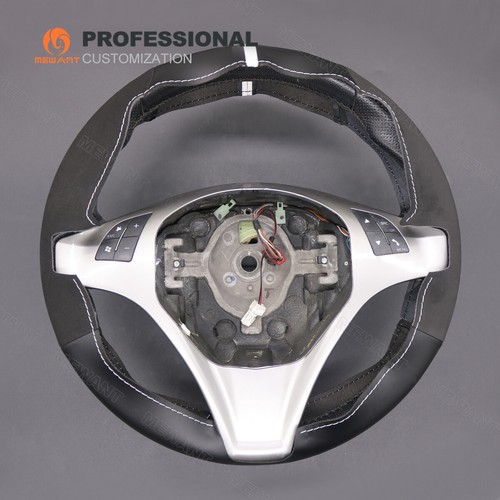 Funda de volante de gamuza auténtica MEWANT Custom para Alfa Romeo Giulietta MiTo - Imagen 3 de 10