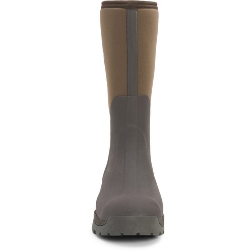 Muck Boots Wetlands Brown Rubber Female Textile/Weather Wellingtons - Picture 3 of 8