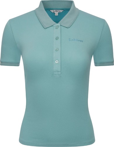 LeMieux Classique Polo Shirt Ladies Sweat-Wicking Jersey Top Summer 2025 UK6-18 - Picture 7 of 36