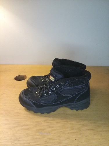 Earth Spirit Portland womens 7.5 black vegan hiking boots 10488750