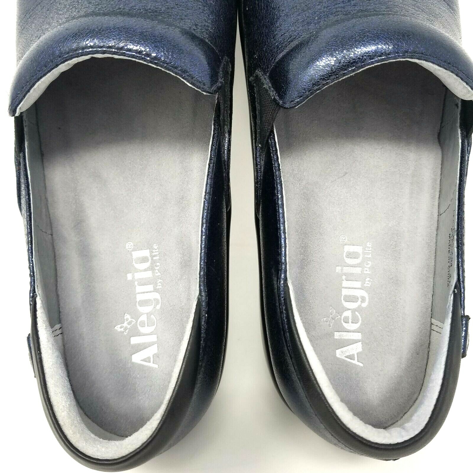 Alegria Pg Lite Womens Size Size Size 8.5 Kel Clogs Metallic bluee Leather Slip Resistant e92142 Alegria Pg Lite Womens Size Size Size 8.5 Kel Clogs Metallic bluee Leather Slip Resistant e92142