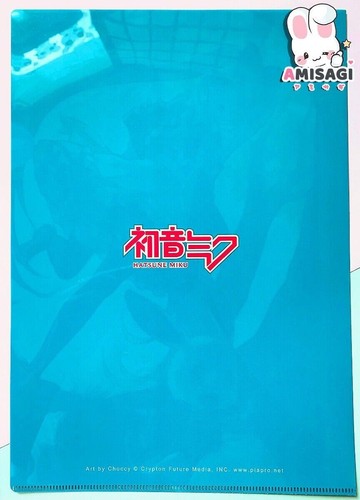 Vocaloid Wonderland Hatsune Miku Clear File funda transparente anime manga Kawaii B - Imagen 2 de 2