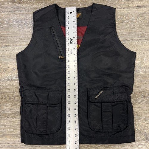 Chaleco de nailon Harley Davidson para mujer mediano pinup motociclista bebé águila bordado - Imagen 6 de 8