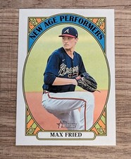 2021 Topps Heritage Max Fried New Age Performers #NAP-12 Atlanta Braves
