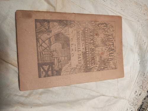 CLSC VTG Lot 1880s Chautauqua HAND-BOOKS PRESS Text Book Antique Vincent MILLER - Picture 14 of 24