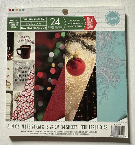 Craft Smith 6 x 6 Paper Pad Multiple Variations Available-You Choose - Picture 11 of 17