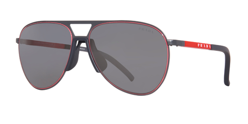 Prada Linea Rossa PS51XS TWW09L Sonnenbrille Herren Matt Grau/Mirror Grey 59mm