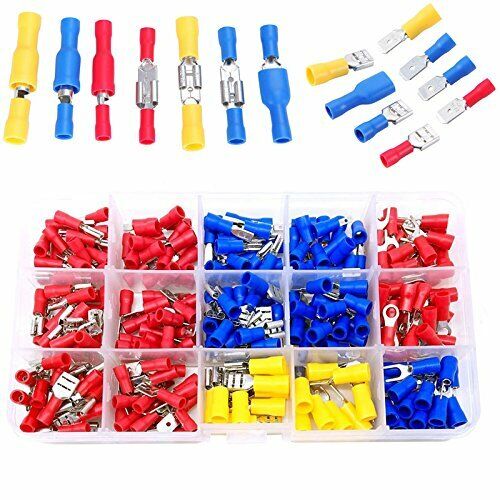 280PCS Assorted Crimp Spade Terminal Insulated Electrical Wire Connector Kit - Picture 1 of 12