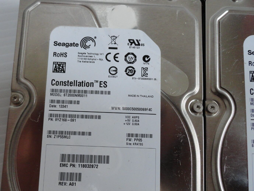 Lot of 3, Seagate Constellation ES 2TB 3.5" Server Hard Drive, ST2000NM0001 - Picture 3 of 5