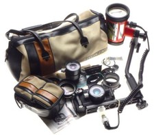Nikon iv-a underwater camera nikkor 35mm 1:2.5 80mm 1:4 lens sb-103 flash
