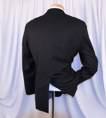 HUGO BOSS Herren Jacke Mantel schwarz feste Wolle 3 Knöpfe Größe 42 R - Bild 7 von 10