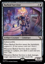 + Barbed Servitor near mint englisch Murders at Karlov Manor Rare MtG Magic +