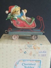CHERISHED TEDDIES  219312 NICK Ho, Ho, Ho- TO THE HOLIDAYS WE GO CUTE