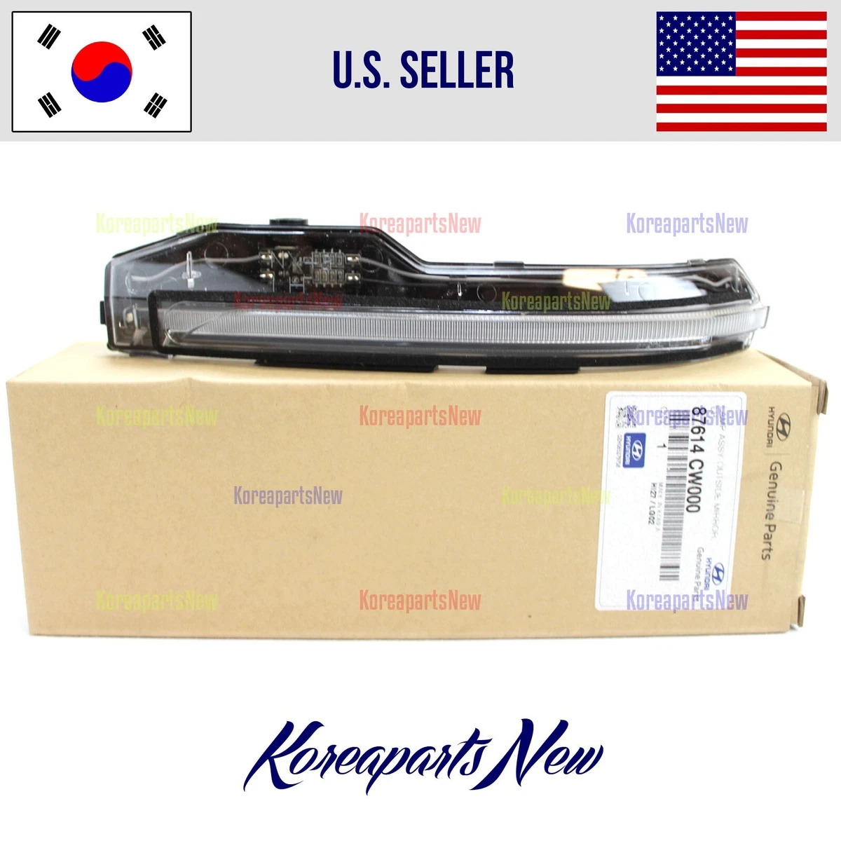 Outside Mirror Turn Signal Lamp Left DRIVER ⭐OEM⭐ Santa Cruz  