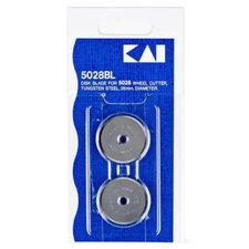 KAI 5028BL 28mm Replacement Blades for Rotary Cutter (2 Pack)