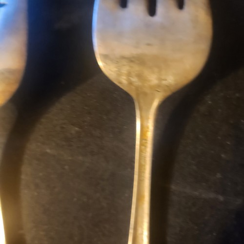 H & T Mfg Co. Meadow Flower Serving Pie & Salad Serving Set 3 Pieces Silverplate - Picture 5 of 8