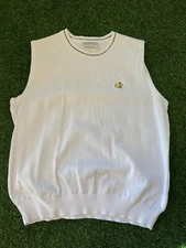 Vintage Masters Vest Golf white