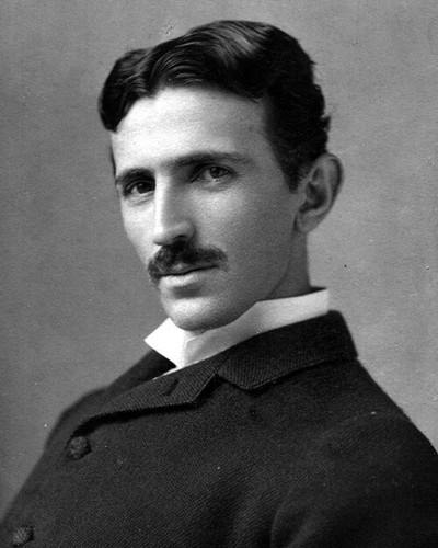 Neues Foto: Elektrotechnik Pionier und Erfinder Nikola Tesla - 6 Größen! - Bild 5 von 7