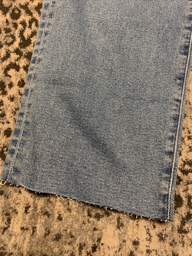 J. Jeans Crew para mujer 32T Curvy Essential recto lavado medio denim dobladillo crudo NUEVO - Imagen 2 de 24