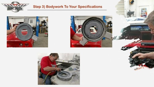Corvette Custom Fiberglass Holley Sniper to Stock Air Cleaner Base C1-C3 Models - Foto 6 di 11