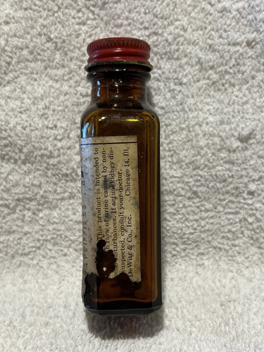 DeWitt’s Pills Diuretic Stimulant For Kidneys Vintage - Picture 2 of 6