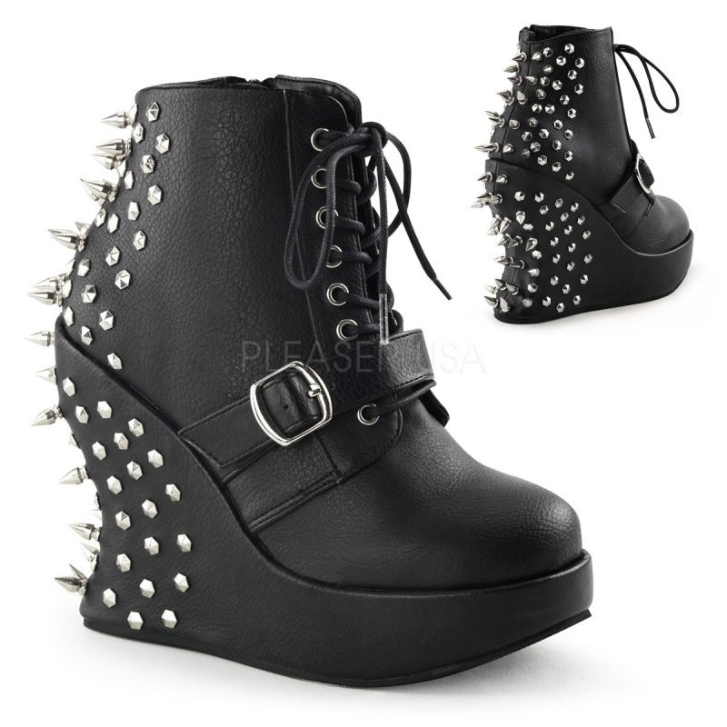 Demonia High Heels BRAVO-23 Schwarz SALE : Schuhgröße - EUR 38 Demonia High Heels BRAVO-23 Schwarz SALE : Schuhgröße - EUR 38
