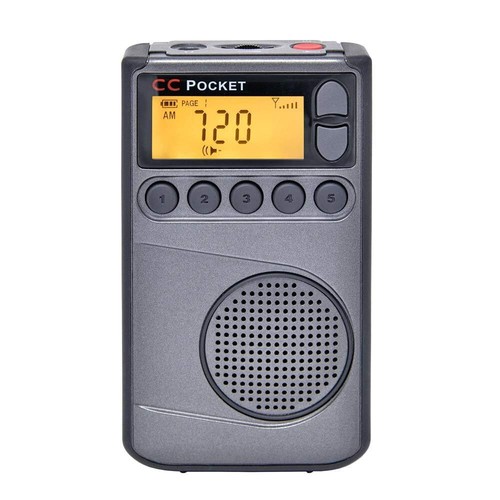 CC Pocket AM FM and NOAA Weather Radio with Clock and Sleep Timer - Picture 7 of 8