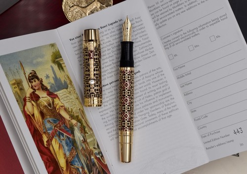 MONTBLANC 1996 Patron of Art Semiramis Limited Edition 888 Fountain Pen M - Picture 3 of 12