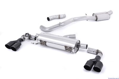 Milltek Auspuffanlage 3 Zoll Black GT90 Audi S1 Quattro (Typ 8X) 231PS