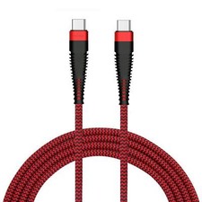 6FT LONG PD CABLE TYPE-C TO USB-C FAST CHARGE CORD POWER WIRE for PHONES TABLETS