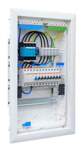 Unterverteilung ABB Sicherungskasten Unterputz Aufputz Hohlwand verdrahtet - Bild 15 von 37