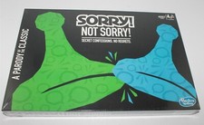 Sorry! Not Sorry! Adult Party Board Game Brand New & Sealed Hasbro 2018
