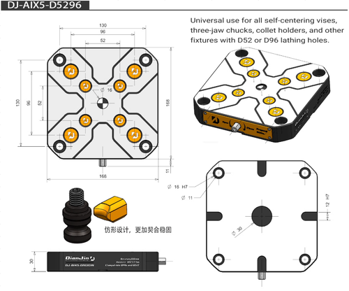 Tornillo autocentrado 4-5 cinco ejes tornillo concéntrico/L placa puente CNC - Imagen 12 de 39