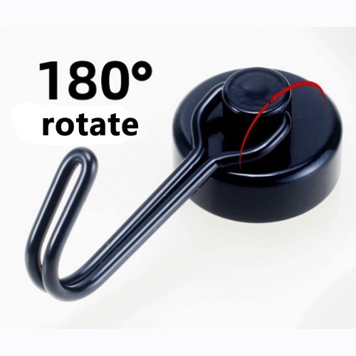 10x Magnethaken, Extra Stark Magnet Haken Drehbar Küche Haken, Magnete mit Haken - Bild 5 von 12