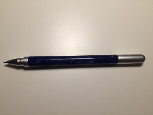 A.G. Spalding & Bros Penna Roller Ball Nera Resina Marble Blu Alluminio 0,5 mm - Afbeelding 4 van 10