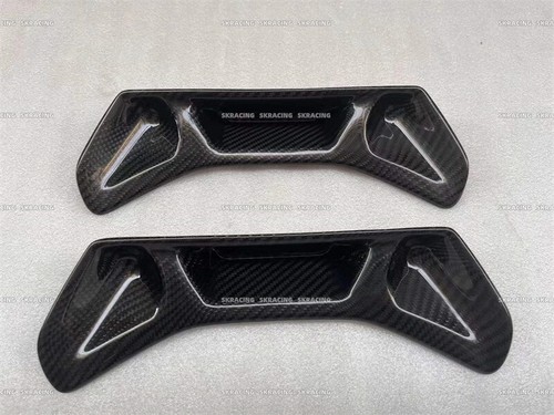 For Toyota Supra A90 2020-2024 Seat Back Trim Cover Real Carbon Fiber Red 2PCS - Picture 9 of 32