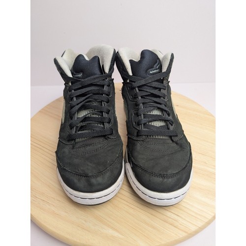 Air Jordan 5 Oreo Moonlight Talla 7Y Juvenil GS Negro Blanco Tenis Mujer 8.5 - Imagen 3 de 12