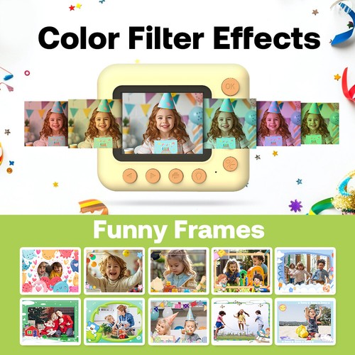 Instant Print    1080P Digital  for Kids 2.4 U2R8 - Bild 5 von 8