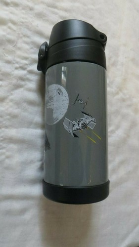 school Pottery barn Star Wars space solo Darth Vader WATER BOTTLE Disney - - Picture 3 of 3