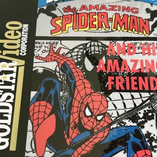 1991 Marvel Super Heroes SPIDER-MAN VHS Tape NEW Sealed Goldstar Video VTG - Picture 2 of 6